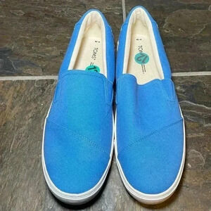 Toms canvas slip on shoes sz  12